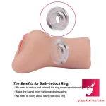 Tight Masturbator With Control Rings