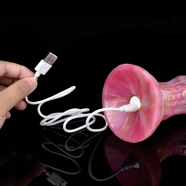 Vibrating Fantasy Dildo With Remote Control