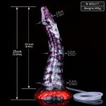 10 Inches Dragon Cumming Dildo Colorful