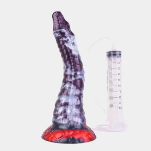 10 Inches Dragon Cumming Dildo Colorful