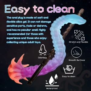 22 Inches Giant Octopus Dildo​ Glow in the Dark