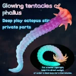 22 Inches Giant Octopus Dildo​ Glow in the Dark