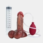 6 Inch Cumming Dildo With Big Balls