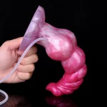 Animal Squirting Dildo 9 Inches with Suction Cup