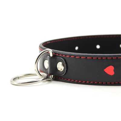 Bdsm Collar Heart with Detachable Chain