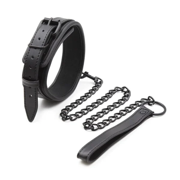 Bdsm Collar With Handle for Submissives