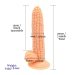 Black Corn Dildo Fantasy Anal Sex Toys