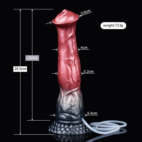 Centaur Squirting Silicone Dildo 11 Inches