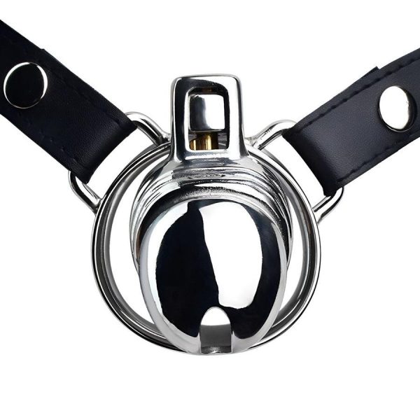 Chastity Cage With Belt Stainless Steel