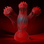 Creature Cocks Fire Dragon Red Scaly Silicone Dildo