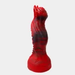 Creature Cocks Fire Dragon Red Scaly Silicone Dildo