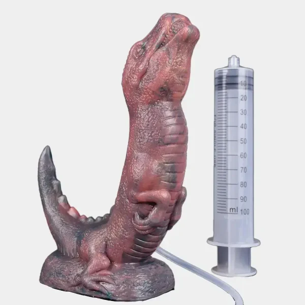 Dinosaur Squirting Dildo Realistic Design 8.7 Inch