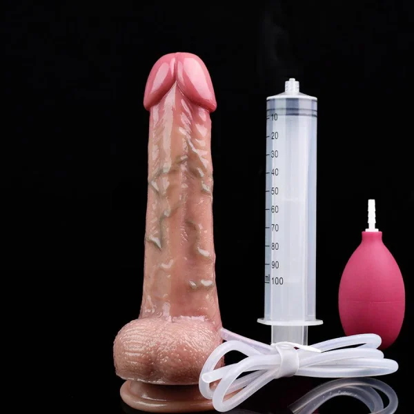 Fake Cum 7 Inches Flesh Dildo