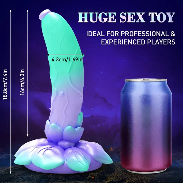 Fantasy Alien Vibrating Dildo Butt Plug