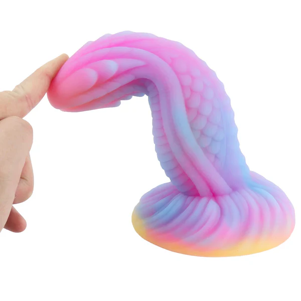 Glow in the Dark Snake Dildo with Suction Cup