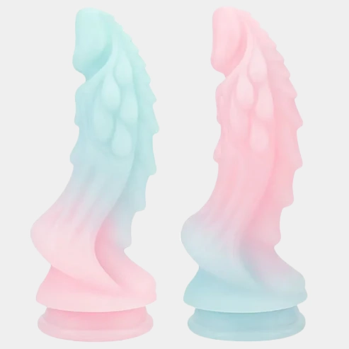 Green Dragon Luminous Dildo Butt Plug Fantasy Sex Toy