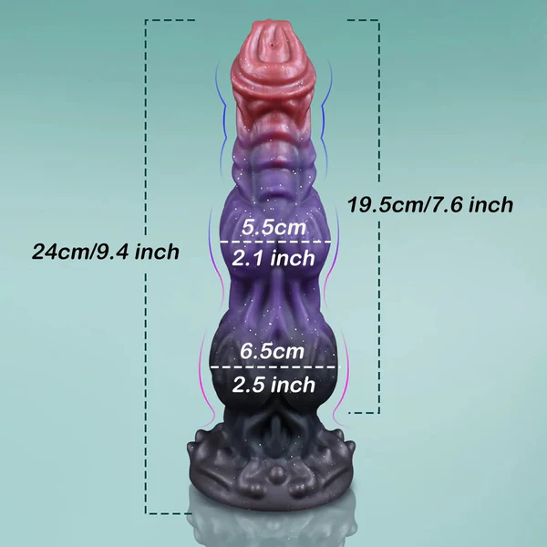 Huge Monster Ejaculating Dildo Hand Free