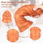 Huge Monster cork screw dildo Suction Cup Base