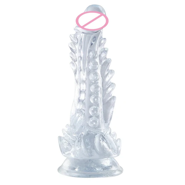 Jelly Dragon Dildo 10 Inch Huge Design