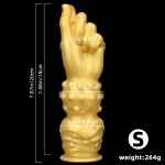 Large Fist Dildo Fantasy Gold