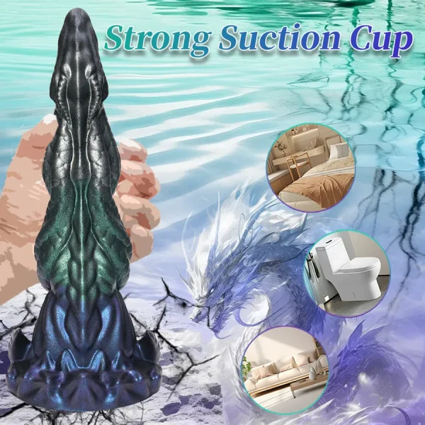 Magic Dragon Dildo​ Silicone 8 Inches