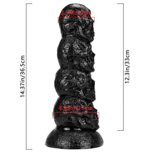 Naughty Skull Dildo Big Monster Suction Cup