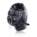 Leather Fetish Mask Bdsm Hood