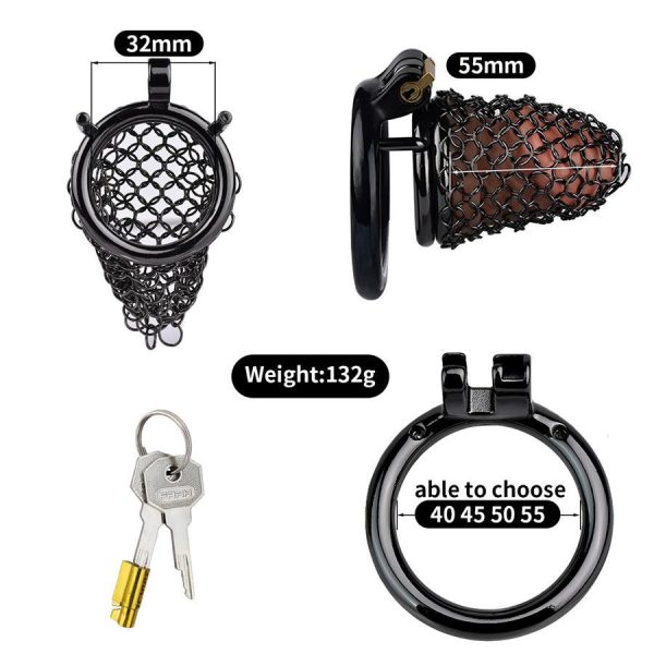 Penis Lock Metal Mesh 55MM