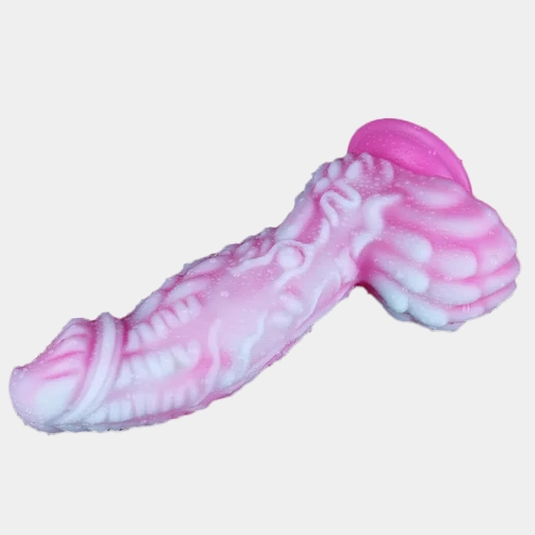 Pink monster Dong with Suction Cup