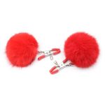 Plush Ball Nipple Clamps Adjustable Design