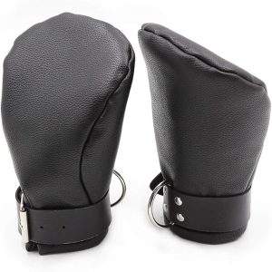 Puppy Play Bdsm Gloves Leather Handcuffs