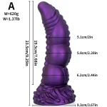 Purple Dragon Dildo Silicone G- Spot Design