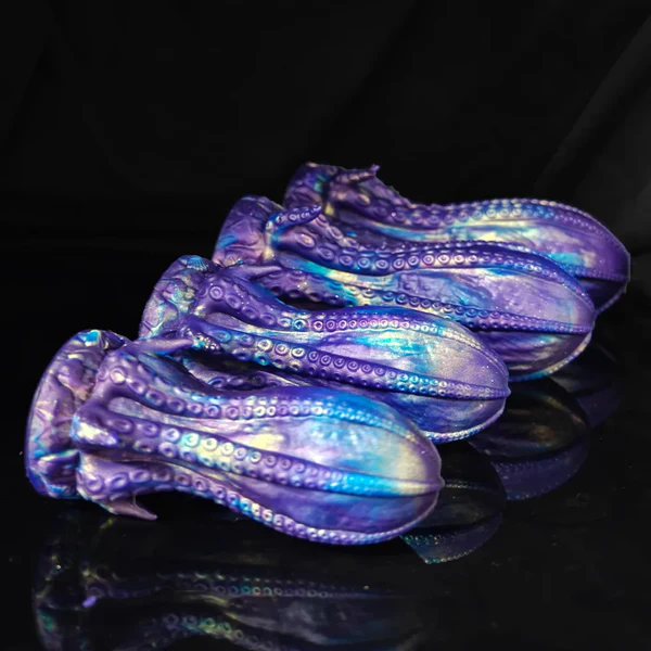 Purple Fantasy Dildo Tentacle Monster Anal Plug