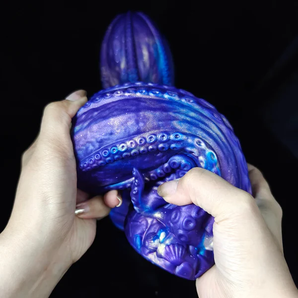 Purple Fantasy Dildo Tentacle Monster Anal Plug