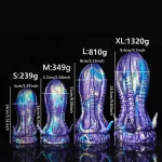 Purple Fantasy Dildo Tentacle Monster Anal Plug