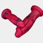 Red Fantasy Dildos Big Silicone