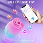 Rose Toy with App 9 Sucking Modes