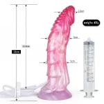 Silicone Squirting Dragon Dildo 9 Inches