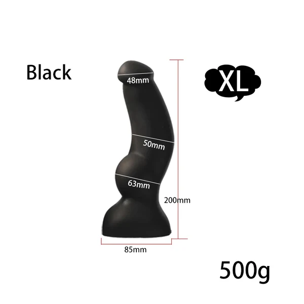 Smooth Anal Horse Dildo Premium Silicone