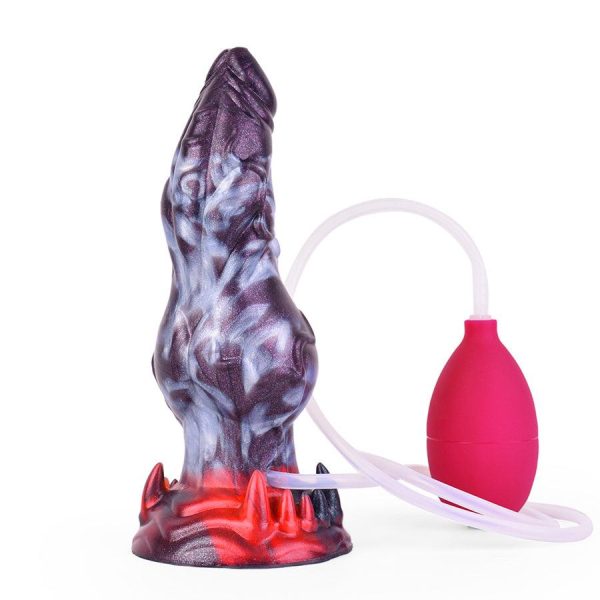 Squirting Canine Dildo 7 Inches