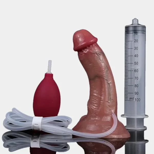 Squirting Silicone Strapon Dildo 6 Inches