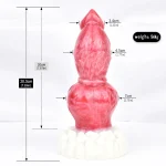 Wolf Cock Dildo Pink Huge Anal Sex Toy