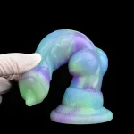 Wolf Dildo Colorful Monster Anal Toy