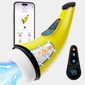 Banana Masturbator With Joyhub With App Control