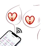 App Control Nipple Clamps Love Heart