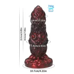 Aries Zodiac Dildo Crimson 8.9 Inch