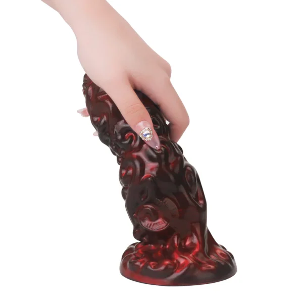 Aries Zodiac Dildo Crimson 8.9 Inch