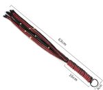 Bdsm Flogger With Metal Ring 24.8inch