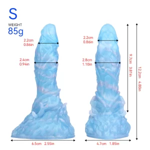 Blue Fantasy Dragon Dildo for Beginner