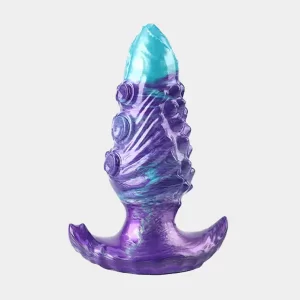 Butt Plug Alien Tentacle Blue Purple